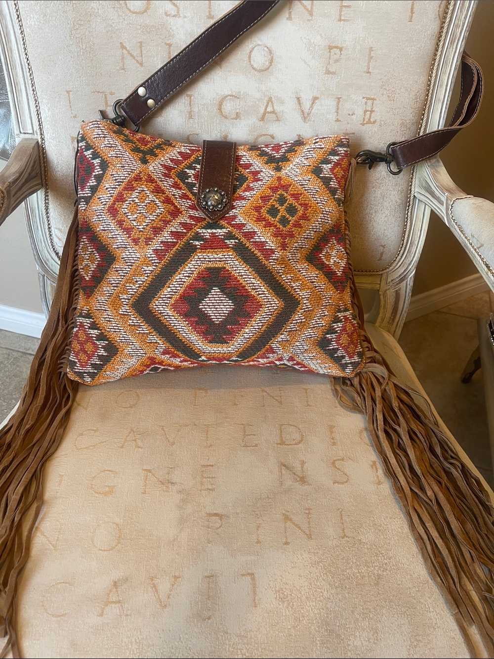 MYRA-Barley Brown Shoulder Bag